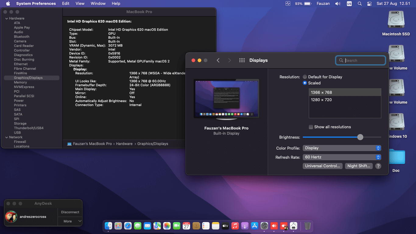 HP 15 AY103DX [KabyLake   Intel HD 620 + I2C + Touchscreen]   OpenCore 4